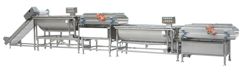 中央厨房净菜加工清洗线 中央厨房净菜加工清洗线