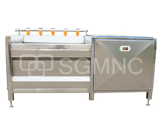 毛辊去皮清洗机_蔬果清洗机_蔬菜清洗机_水果去皮机