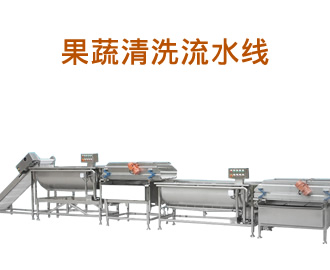 果蔬清洗流水线-蔬菜清洗设备-果蔬清洗机-水果清洗机